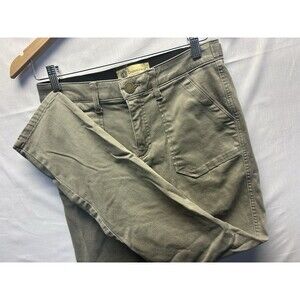 Democracy Ab Technology Womens 6 Army Green Stretch Pockets Casual Utility